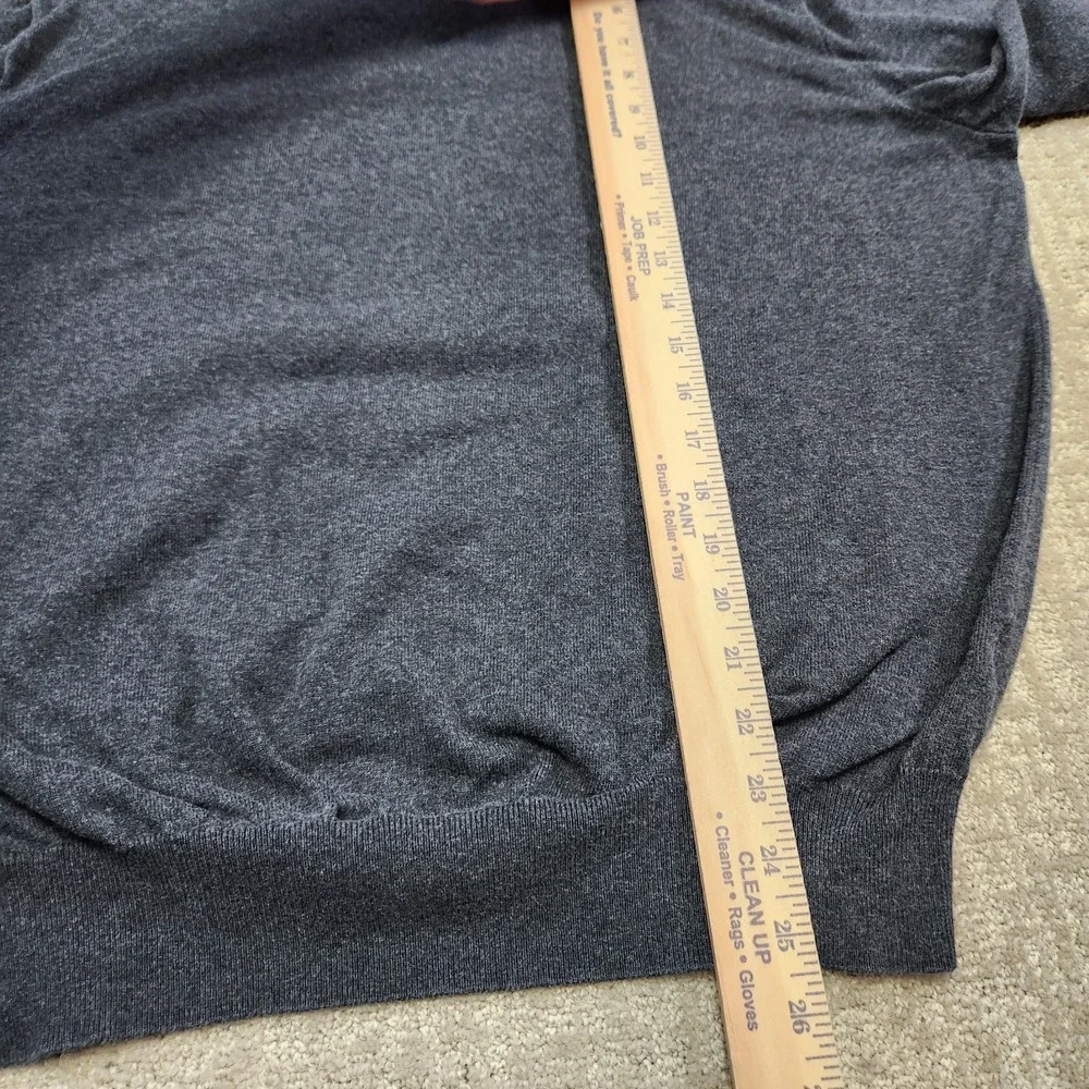 Polo Ralph Lauren‎ Sweater Men Large Pima Cotton Gray Lightweight Knit Preppy